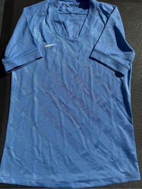 Nike Light Blue Dri-FIT Performance Tee with Swoosh